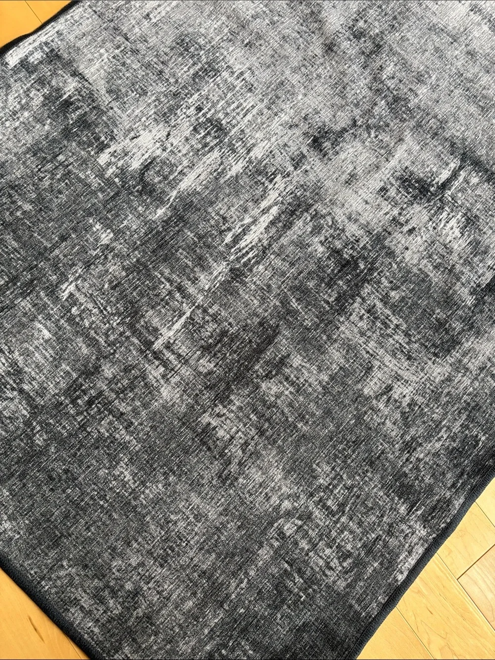 Ruggable Impasto Greyscale Flatwoven Rug 3x5